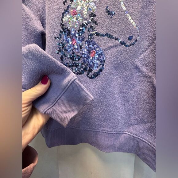 Jumping Beans Lavender Sequin Unicorn Top - Picture 4 of 6